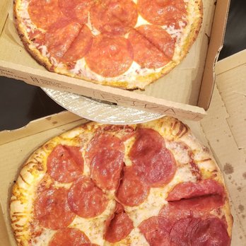 Scratch Pizza - Top small pizza is the cauliflower and bottom is a medium size pepperoni pizza. - Pizza Near Me - Norco, California