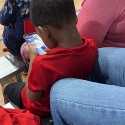 Ankle Breaker Gym - Showing how close everyone has to sit to each other.
