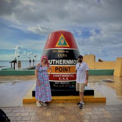 Southernmost Point Buoy - We did it!