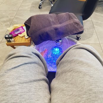POLISH - The Nail Bar - Sapphire pedi - Nail Salons Near Me - Odessa, Florida