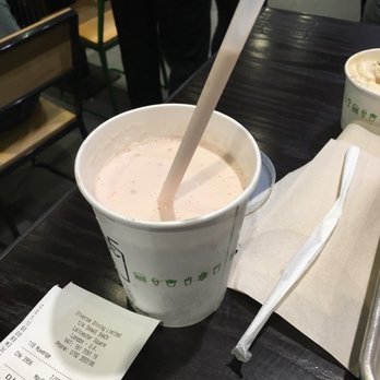 Shake Shack Leicester Square - The strawberry shake is okay. Not much strawberry flavor to it. - Burgers Near Me - London, XGL Shake Shack Leicester Square - The strawberry shake is okay. Not much strawberry flavor to it. - Burgers Near Me - London, XGL