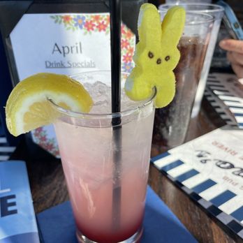 Fricano's Manistee River - Easter drink special, vodka lemonade or sorts - Pizza Near Me - Manistee, Michigan