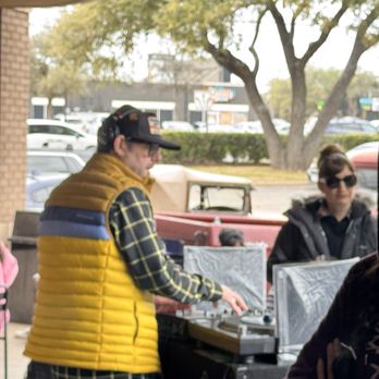 Interstellar BBQ - DJ to entertain the crowd in line - Barbeque Near Me - Austin, Texas