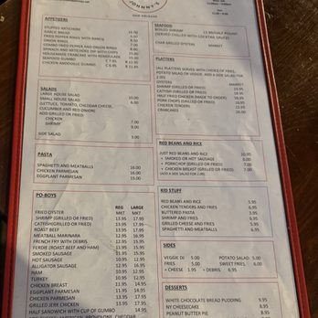 Frankie & Johnny's - The menu - Bars Near Me - New Orleans, Louisiana Frankie & Johnny's - The menu - Bars Near Me - New Orleans, Louisiana