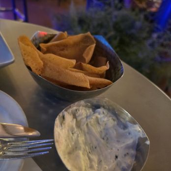 PIAF KITCHEN + WINE + BAR - chips and dip - Mediterranean Near Me - Grapevine, Texas PIAF KITCHEN + WINE + BAR - chips and dip - Mediterranean Near Me - Grapevine, Texas