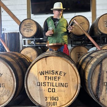 Whiskey Thief Distilling - Loved meeting this guy! These people love what they do - Distilleries Near Me - Frankfort, Kentucky Whiskey Thief Distilling - Loved meeting this guy! These people love what they do - Distilleries Near Me - Frankfort, Kentucky