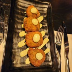 Dhoom - Spinach and Artichoke Fritters