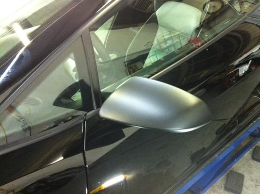 Photo of Omega Werks - Pleasanton, CA, US. Vincent kept the original matte look on my side mirrors.