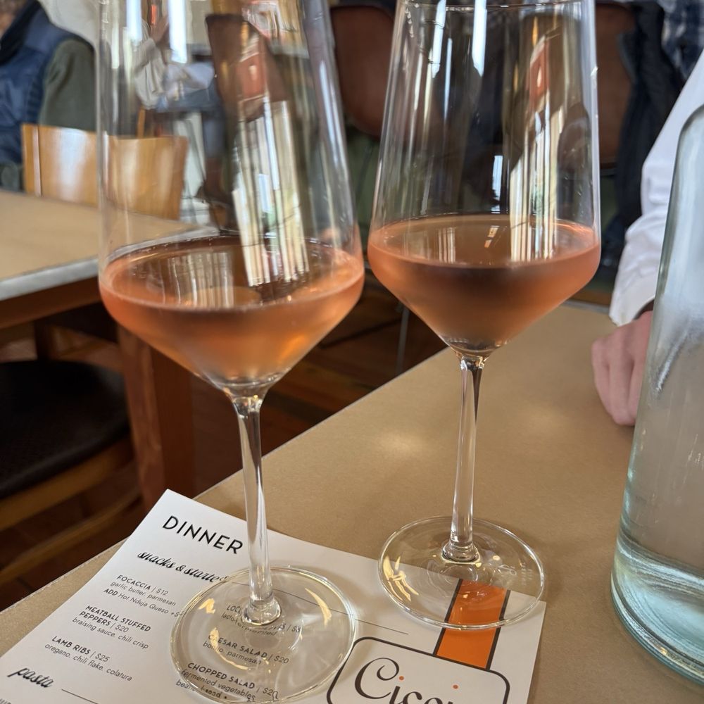 Ciccio - Complimentary Sparkling Wine - Pizza Near Me - Yountville, California