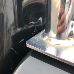 New damage caused by them removing headache rack