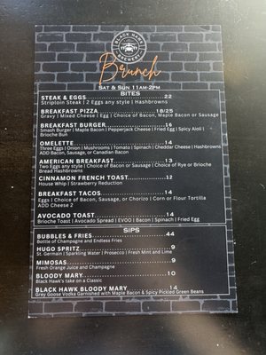 Menu photo 4 Black Hawk Brewery Prosper, TX