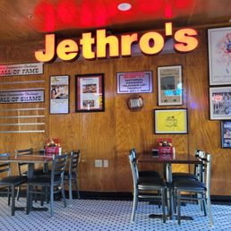 the interior of a restaurant