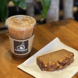 Coffee Cloud - Cold Brew (~$4) and Anna Banana Bread (~$4)