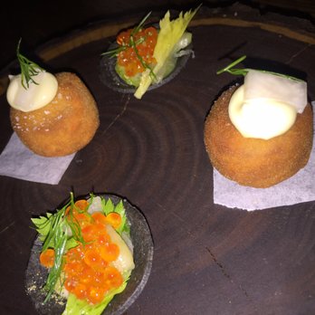 Boka - Fish Puffs and Caviar (?) - New American Near Me - Chicago, Illinois