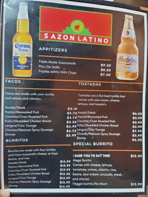 Menu photo 1 El Sazon Latino Kissimmee, FL Menu photo 1 El Sazon Latino Kissimmee, FL