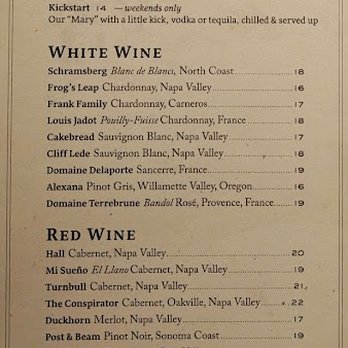 The Honor Bar - Beverages menu - New American Near Me - Del Mar, California The Honor Bar - Beverages menu - New American Near Me - Del Mar, California