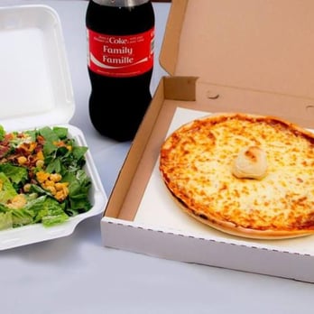Gino's Pizza & Spaghetti - a pizza and a salad - Pizza Near Me - Kingston, Ontario Gino's Pizza & Spaghetti - a pizza and a salad - Pizza Near Me - Kingston, Ontario