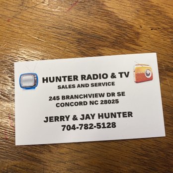 Hunter Radio & Television - Electronics Repair Near Me - Concord, North Carolina Hunter Radio & Television - Electronics Repair Near Me - Concord, North Carolina