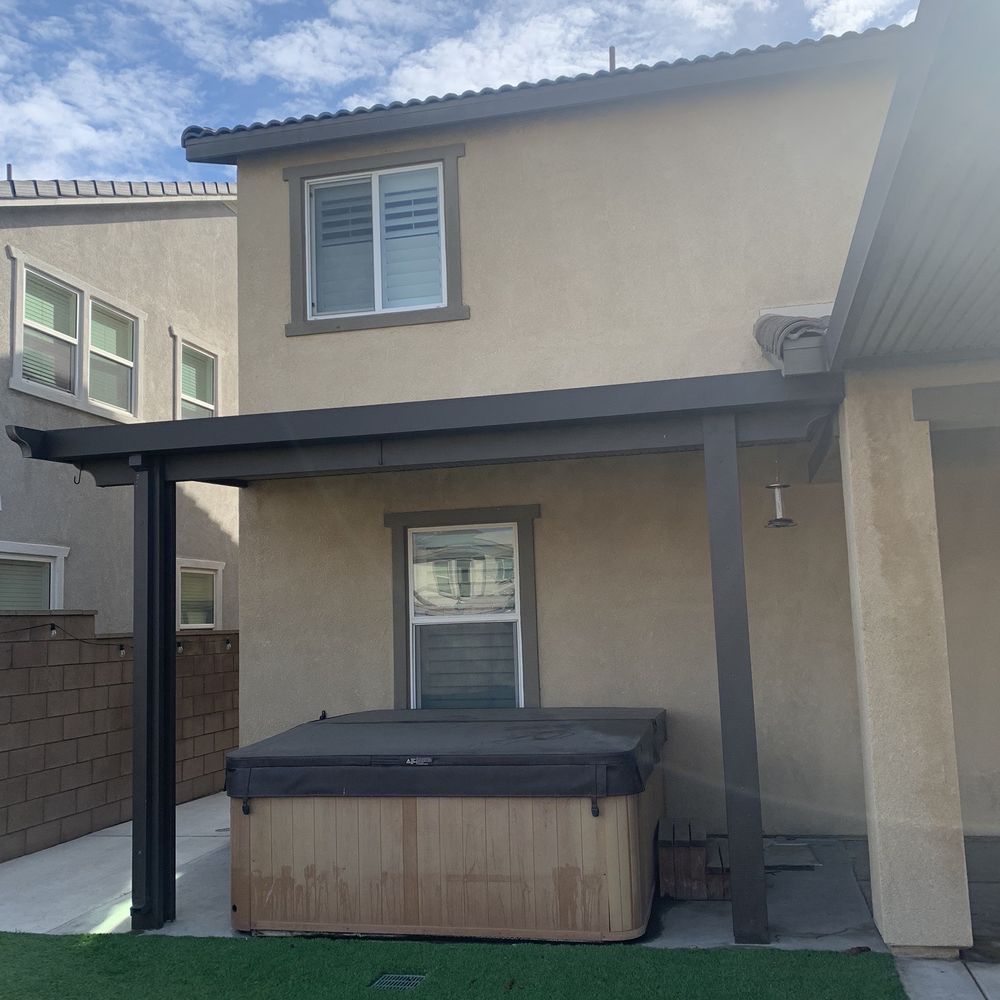 LJ Hausner Construction Company - These are the patio covers after we finished the rest of the landscaping - Patio Coverings Near Me - Tustin, California LJ Hausner Construction Company - These are the patio covers after we finished the rest of the landscaping - Patio Coverings Near Me - Tustin, California
