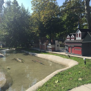 Franklin Square Mini Golf - I love the homage to historic Boathouse Row complete with rowers. - Mini Golf Near Me - Philadelphia, Pennsylvania