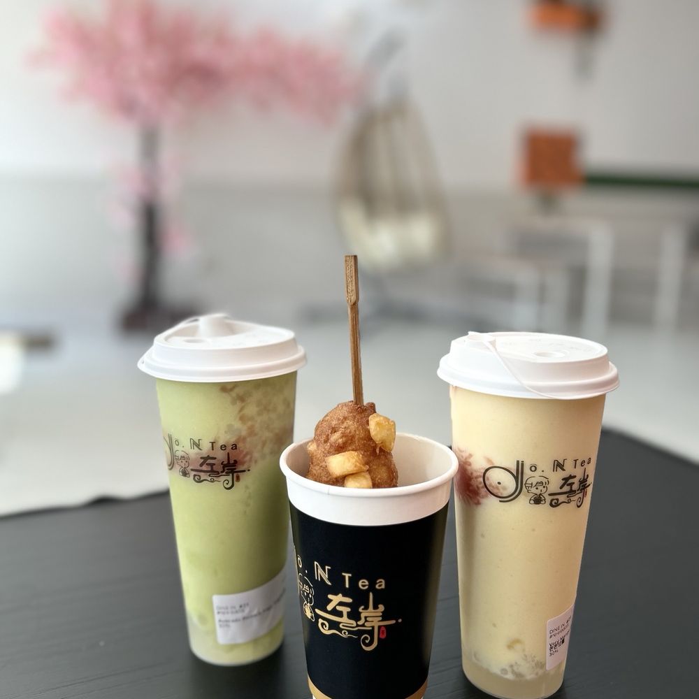 Very matcha slush w/ nata jelly, half hotdog/half mozzarella, and very mango grapefruit. Very matcha slush w/ nata jelly, half hotdog/half mozzarella, and very mango grapefruit.