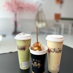 Matcha Slush W/ Nata