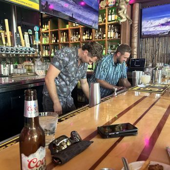 The Islander - Phil and Todd working so hard - Tiki Bars Near Me - Coronado, California