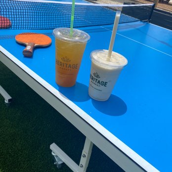 Heritage Market - Banana smoothie and passion green tea - Farmers Market Near Me - Homestead, Florida Heritage Market - Banana smoothie and passion green tea - Farmers Market Near Me - Homestead, Florida