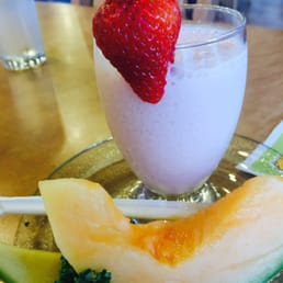 Strawberry banana smoothie