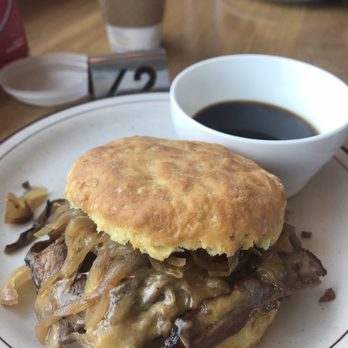 Pine State Biscuits - Reno - Special of the Day: French Dip Biscuit (this was the best thing we had) - Breakfast & Brunch Near Me - Reno, Nevada