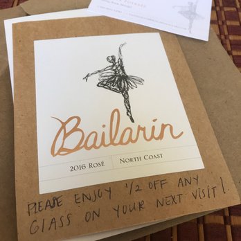 Bailarín Cellars Winery & Tasting Room - Wine Tasting Room Near Me - Sacramento, California