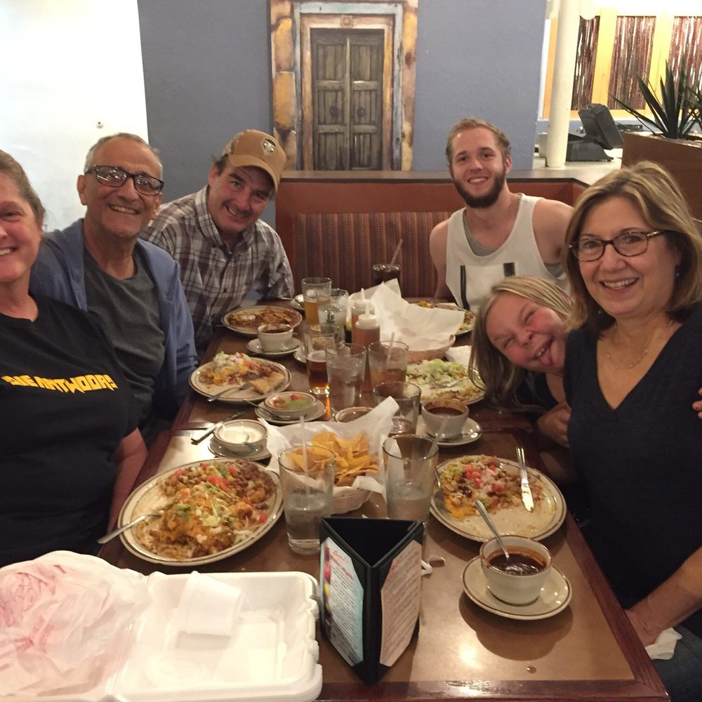 Sadie's - My son. His dad, niece, Aunt and Uncle. And me. Fun dinner catching up! - New Mexican Cuisine Near Me - Albuquerque, New Mexico Sadie's - My son. His dad, niece, Aunt and Uncle. And me. Fun dinner catching up! - New Mexican Cuisine Near Me - Albuquerque, New Mexico