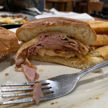 Thursday's Bar & Grill - Super salty ham on a smokey mountain chicken. - American Near Me - Owings, Maryland Thursday's Bar & Grill - Super salty ham on a smokey mountain chicken. - American Near Me - Owings, Maryland