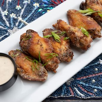 Redstone American Grill - Chicken Wings | available grilled or fried, dressed in buffalo, ranch rub or barbeque - Steakhouses Near Me - Burlington, Massachusetts Redstone American Grill - Chicken Wings | available grilled or fried, dressed in buffalo, ranch rub or barbeque - Steakhouses Near Me - Burlington, Massachusetts