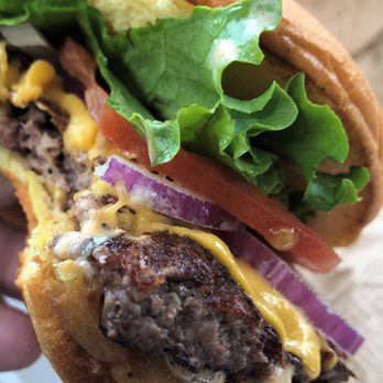 Burgerstrasse - The HausBurger - Single patty, (Pat LaFreida, brisket, chuck, short rib blend), lettuce, tomato, red onion, American cheese and HausSauce on - Burgers Near Me - Clifton, New Jersey Burgerstrasse - The HausBurger - Single patty, (Pat LaFreida, brisket, chuck, short rib blend), lettuce, tomato, red onion, American cheese and HausSauce on - Burgers Near Me - Clifton, New Jersey