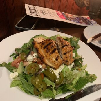 Bullfish Grill - Salmon & Avocado Salad - Steakhouses Near Me - Pigeon Forge, Tennessee