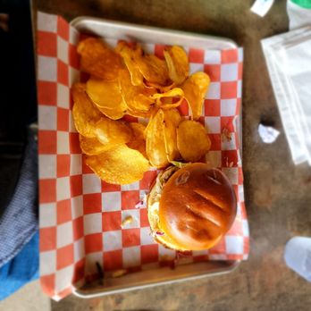 Watering Hole - Pulled pork sandwich with house made chips - American Near Me - Escondido, California
