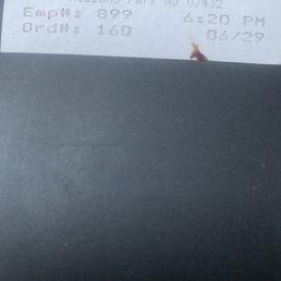Order number and time