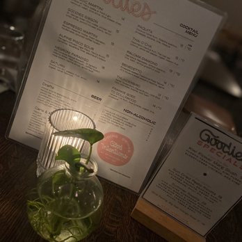 Good Intentions - Menu and table setting - Vegan Near Me - St. Petersburg, Florida Good Intentions - Menu and table setting - Vegan Near Me - St. Petersburg, Florida