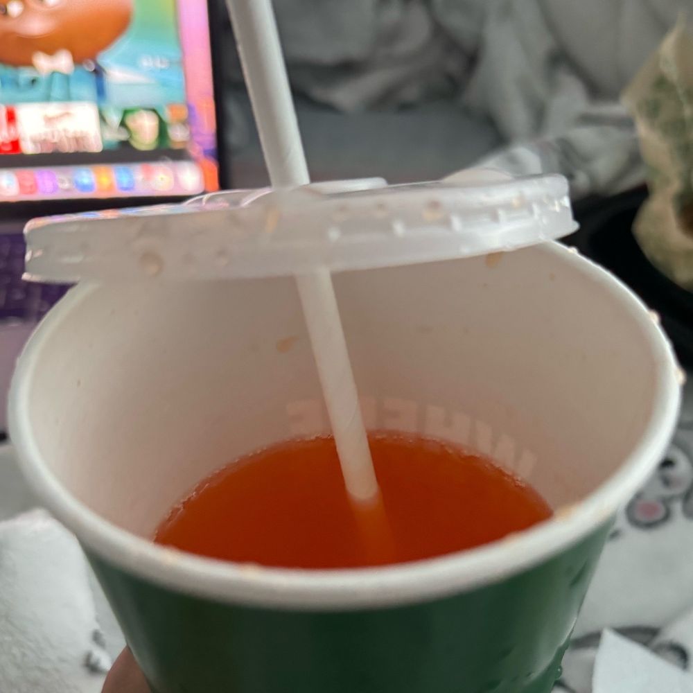 Wingstop - Who in the world ordered a orange drink look at the order. Also just curious where is the rest of the drink - Chicken Wings Near Me - Germantown, Maryland Wingstop - Who in the world ordered a orange drink look at the order. Also just curious where is the rest of the drink - Chicken Wings Near Me - Germantown, Maryland