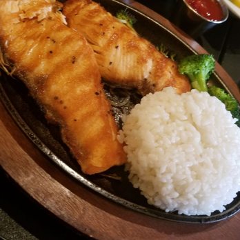 JP Seafood Cafe - Grilled salmon - Japanese Near Me - Jamaica Plain, Massachusetts