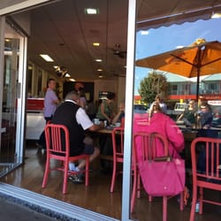 Funkey Monkey Bakery Cafe - Inside and outside seating.