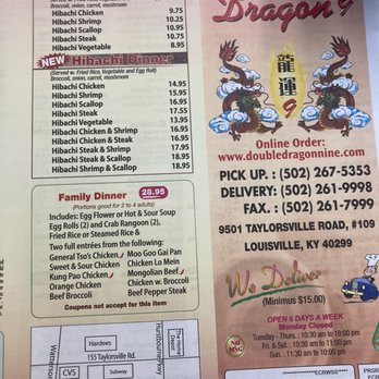Double Dragon 9 - Menu - Japanese Near Me - Louisville, Kentucky Double Dragon 9 - Menu - Japanese Near Me - Louisville, Kentucky