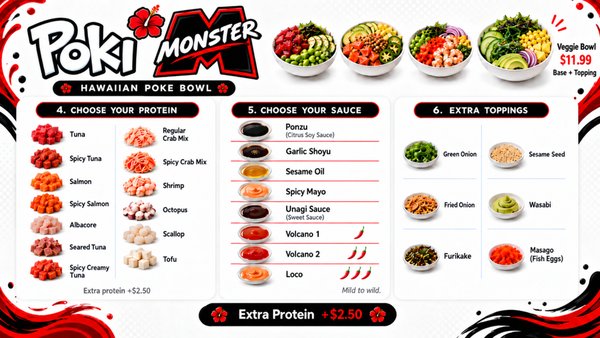 Menu photo 4 Poki Monster Brea, CA Menu photo 4 Poki Monster Brea, CA
