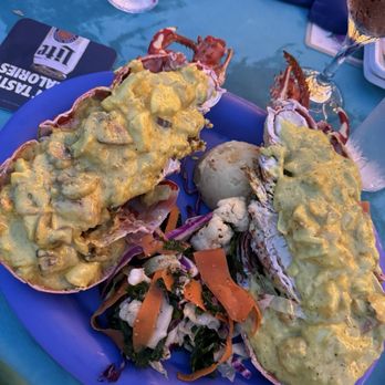 Mim's Seaside Bistro - Coconut Curry lobster! Out of this world! - Seafood Near Me - St Thomas, Virgin Islands Mim's Seaside Bistro - Coconut Curry lobster! Out of this world! - Seafood Near Me - St Thomas, Virgin Islands