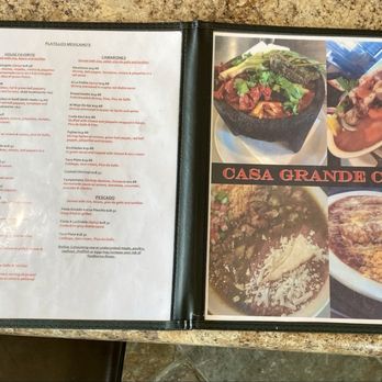 Casa Grande Cafe - Back of menu - Cafes Near Me - Oxnard, California Casa Grande Cafe - Back of menu - Cafes Near Me - Oxnard, California