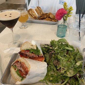 The Bread & Board - Italian with side salad. Southern chicken with house chips. - Sandwiches Near Me - Jacksonville, Florida The Bread & Board - Italian with side salad. Southern chicken with house chips. - Sandwiches Near Me - Jacksonville, Florida