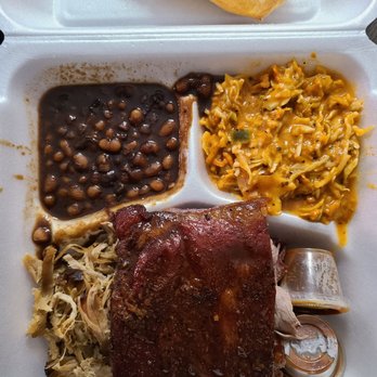 Bobby Q's - a meal in a styrofoam container - Barbeque Near Me - Cookeville, Tennessee