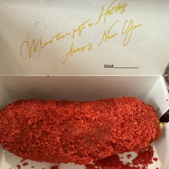 Mochinut Berkeley - Hot Cheetos Original Rice Hotdog - Bubble Tea Near Me - Berkeley, California