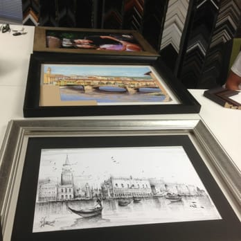 Karen's Detail Custom Frames - Trying frames on my pieces. Perfect match! - Framing Near Me - Santa Ana, California Karen's Detail Custom Frames - Trying frames on my pieces. Perfect match! - Framing Near Me - Santa Ana, California